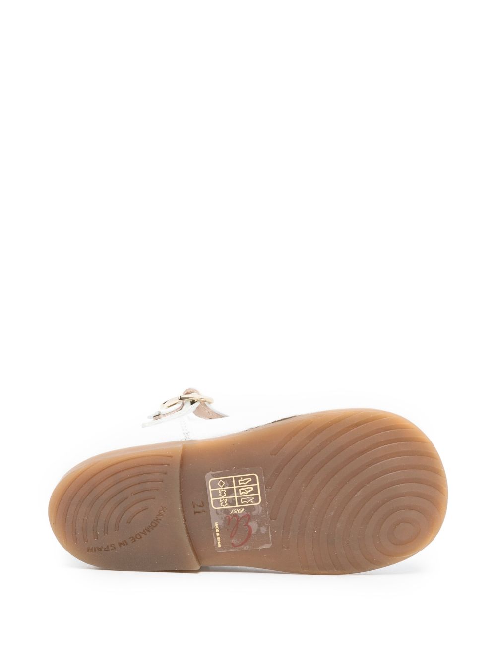 Scarpe eleganti per bambino Eli1957  bianche con fibbia 12042AN BLANCO Eli Kids 