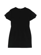 Abito per bambina Elisabetta Franchi La Mia Bambina nero con tasche a patta EFAB6460GA022 N000 ElISABETTA FRANCHI KIDS 
