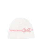 Cappello per neonata Elisabetta Franchi La Mia Bambina rosa con dettaglio ricamato ENCP0770JF054 0285 ElISABETTA FRANCHI KIDS 