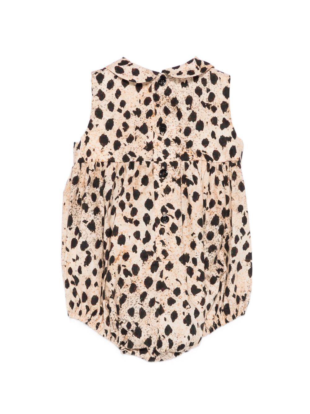 Tutine per neonata Elisabetta Franchi La Mia Bambina marrone a pois ENPG0600CAE07 D640 ElISABETTA FRANCHI KIDS 