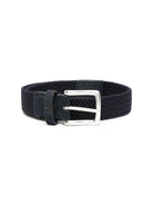 Cintura per bambino Fay Kids blu notte design intrecciato FU0P51 Z2207 620 FAY KIDS 