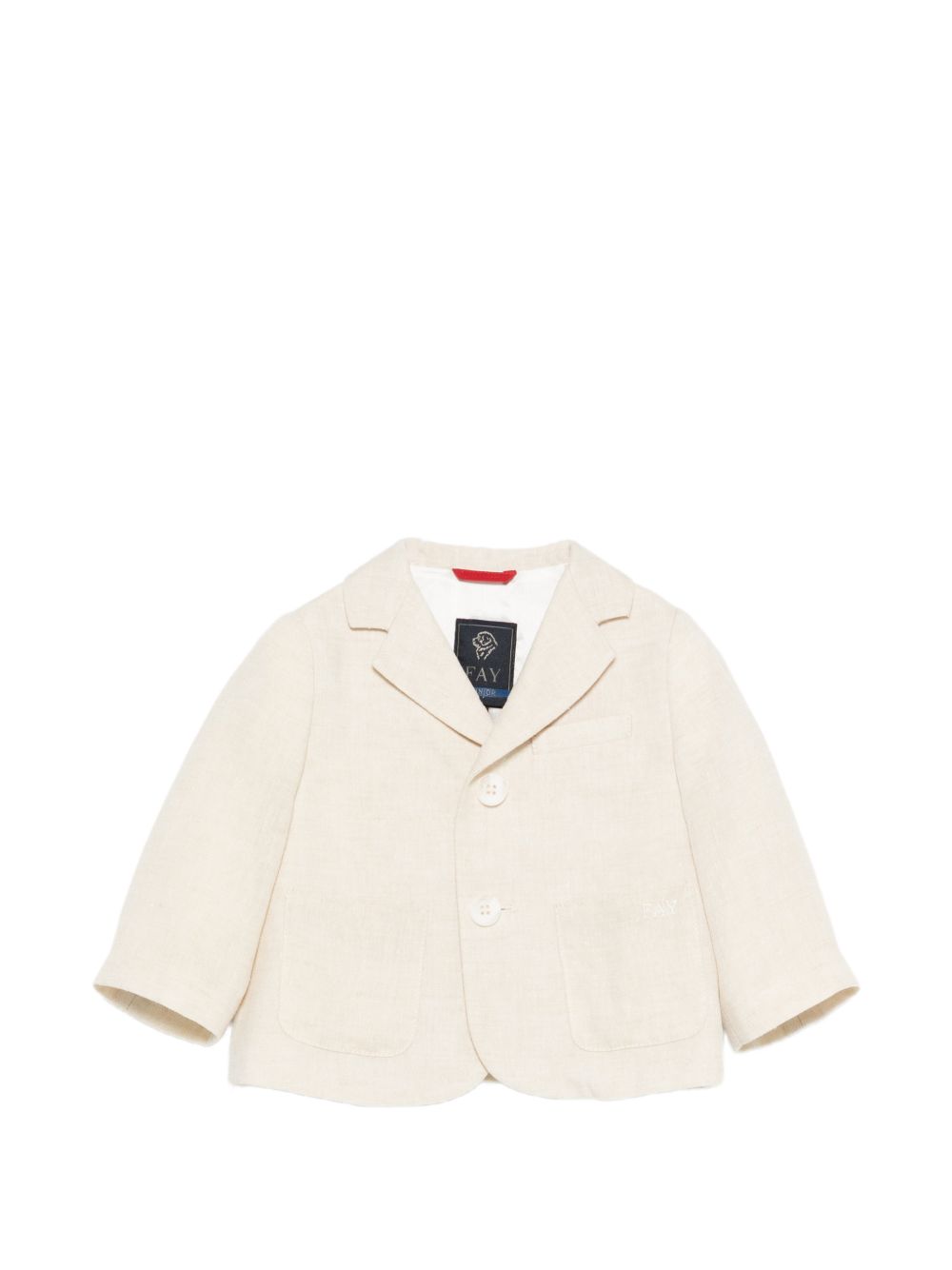 Giacca per neonato Fay Kids beige con revers classici FY2514 I0318 109 FAY KIDS 