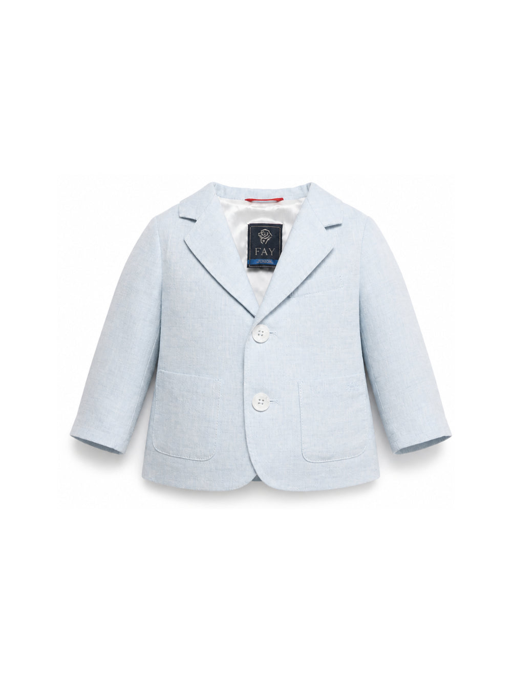 Giacca per neonato Fay Kids azzurra con revers classici FY2514 I0318 607 FAY KIDS 
