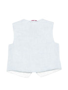 Gilet per neonato Fay Kids azzurro con scollo a V FY2542 I0318 607 FAY KIDS 