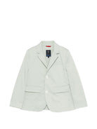 Blazer per bambino Fay Kids verde con revers classici FY2Q04 G0019 740 FAY KIDS 