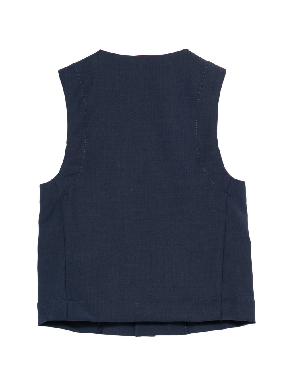 Gilet per bambino Fay Kids blu con scollo a V FY2Q12 I0315 620 FAY KIDS 