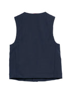 Gilet per bambino Fay Kids blu con scollo a V FY2Q12 I0315 620 FAY KIDS 