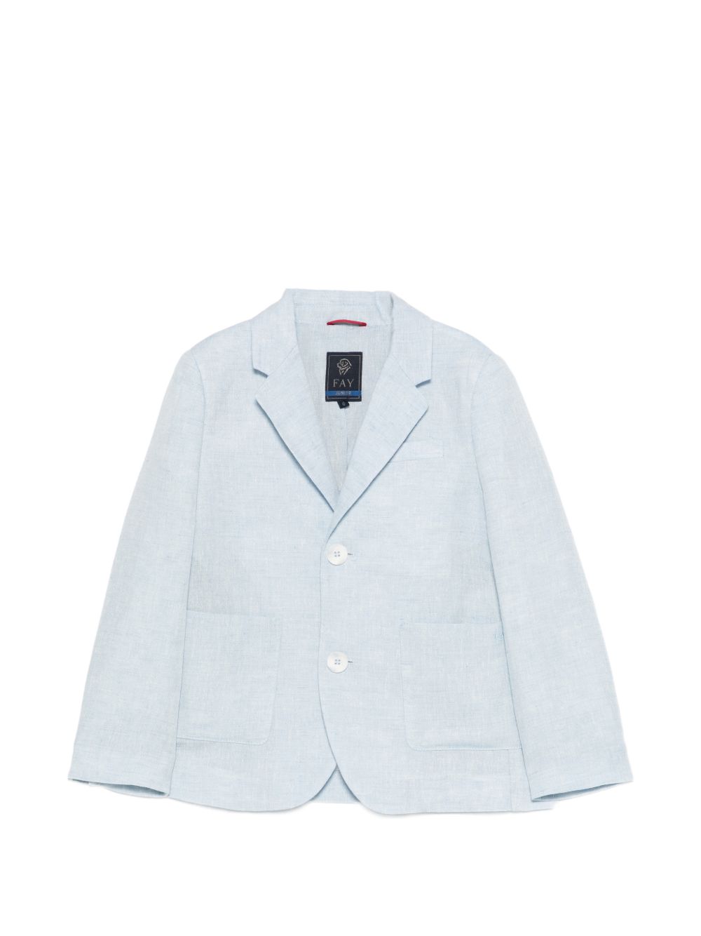 Blazer per bambino Fay Kids azzurro con revers classici FY2Q34 I0318 607 FAY KIDS 