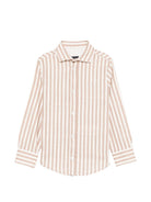 Camicia per bambino Fay Kids beige con righe verticali FY5P30 Z3691 101BR FAY KIDS 