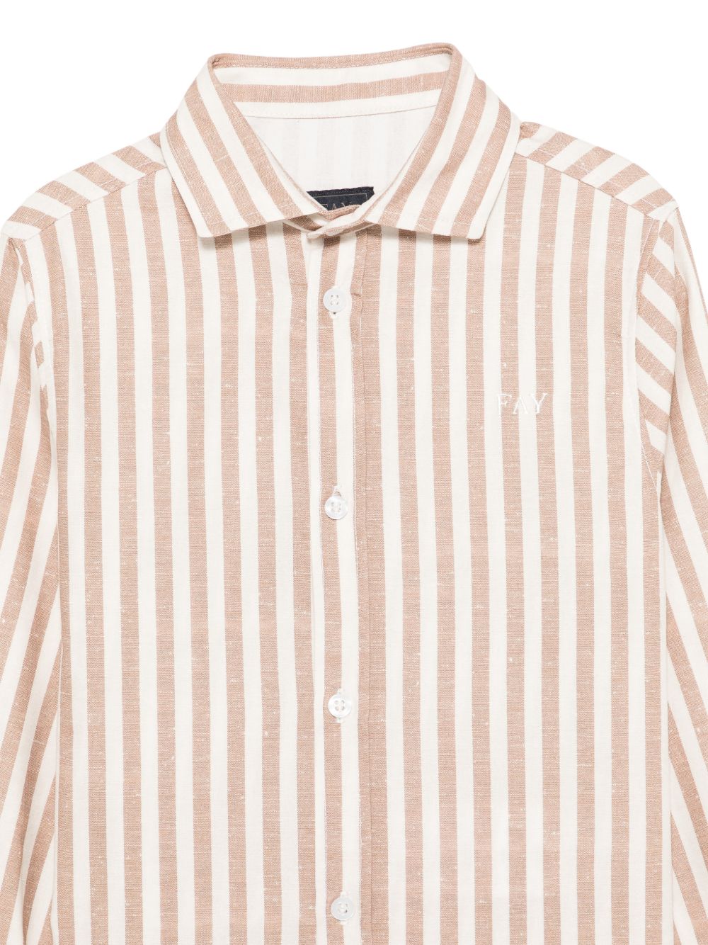 Camicia per bambino Fay Kids beige con righe verticali FY5P30 Z3691 101BR FAY KIDS 
