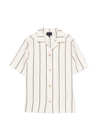 Camicia per bambino Fay Kids beige con design a righe FY5P71 P0581 103BL FAY KIDS 