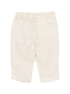 Pantaloni per neonato Fay Kids beige con passanti per cintura FY6500 I0318 109 FAY KIDS 