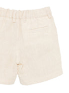 Shorts per neonato Fay Kids beige con logo ricamato sul retro FY6579 I0318 109 FAY KIDS 