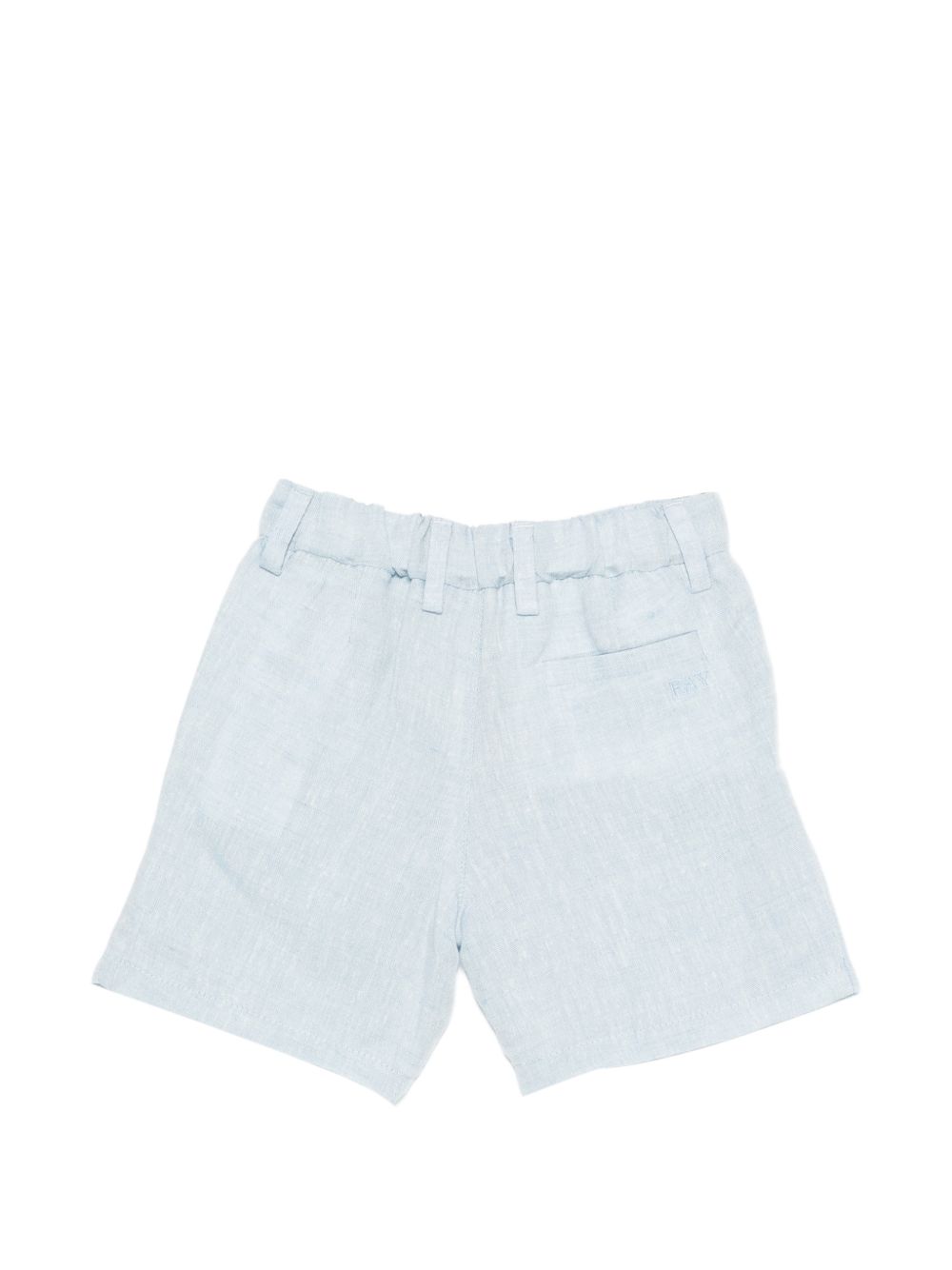 Shorts per neonato Fay Kids azzurri con logo ricamato sul retro FY6579 I0318 607 FAY KIDS 
