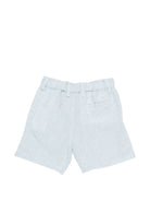 Shorts per neonato Fay Kids azzurri con logo ricamato sul retro FY6579 I0318 607 FAY KIDS 