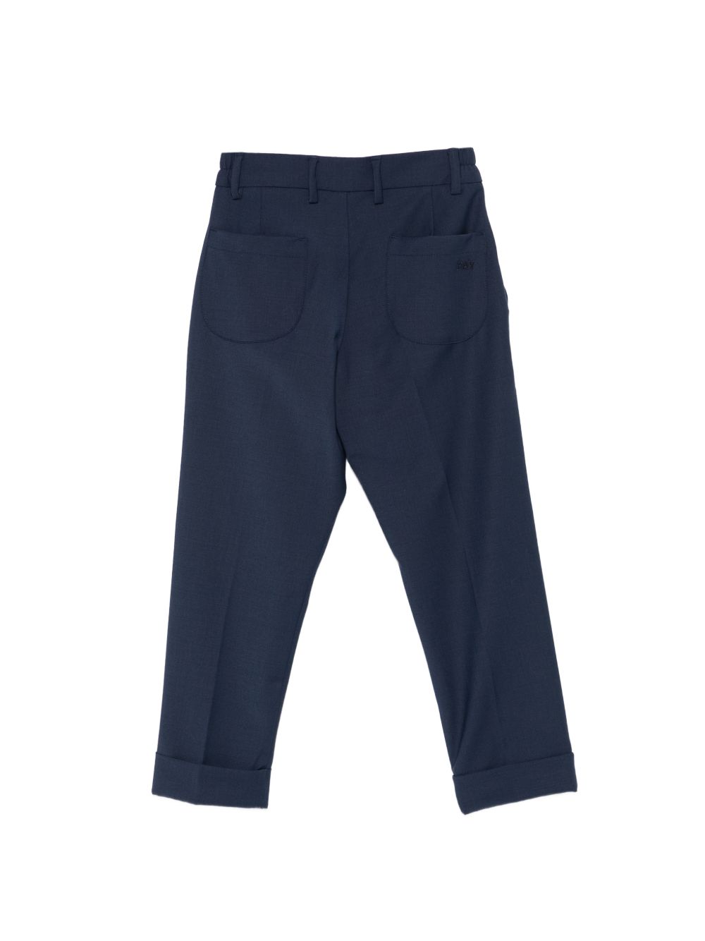 Pantaloni per bambino Fay Kids blu con passanti per cintura FY6P21 I0315 620 FAY KIDS 