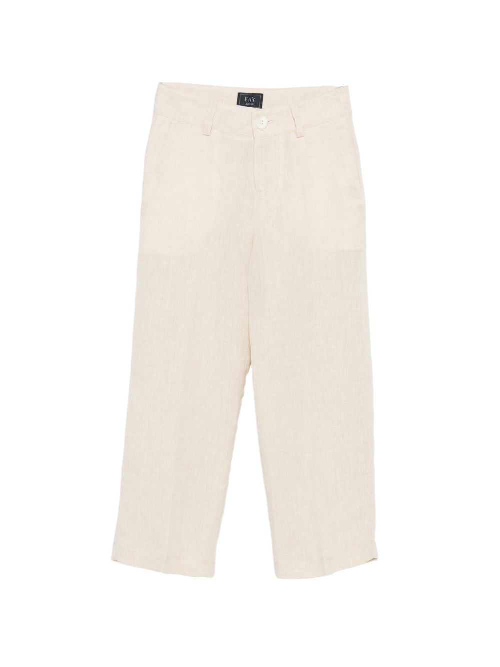 Pantaloni per bambino Fay Kids beige con logo ricamato sul retro FY6P50 I0318 109 FAY KIDS 