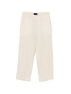 Pantaloni per bambino Fay Kids beige con logo ricamato sul retro FY6P50 I0318 109 FAY KIDS 