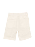 Shorts per neonato Fay Kids beige con tasche posteriori a filetto FY6P99 I0318 109 FAY KIDS 