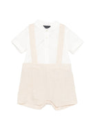 Set camicia e salopette per neonato Fay Kids multicolore con colletto tondo FYA511 I0318 109AV FAY KIDS 