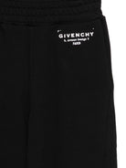 Pantaloni sportivi per bambino Givenchy Kids neri con logo sul davanti H31074 09B GIVENCHY KIDS 