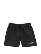 Costume da bagno per bambino Givenchy Kids nero con coulisse H31078 09B GIVENCHY KIDS 