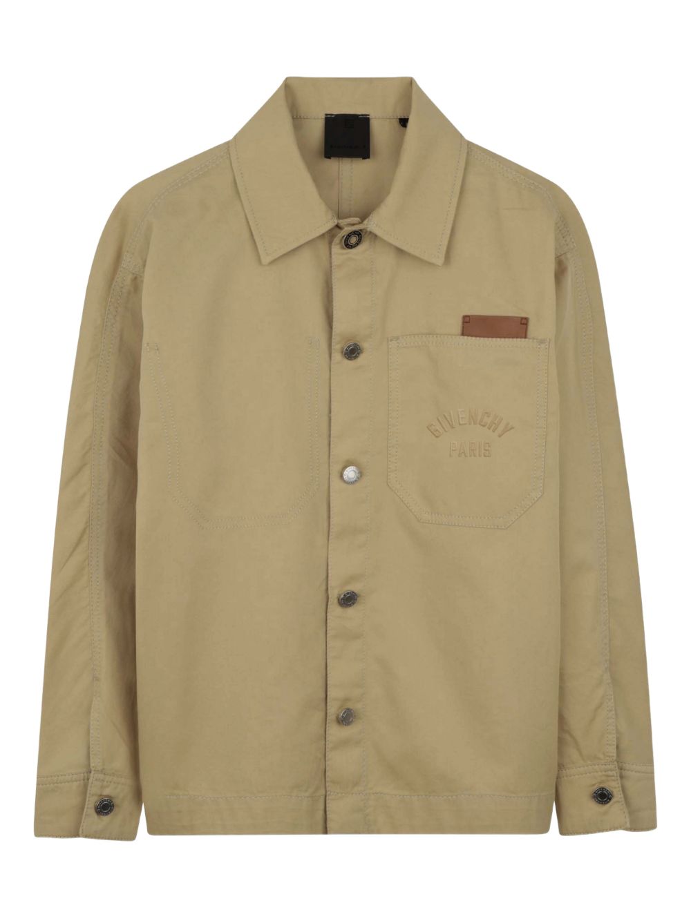 Giacca-camicia per bambino Givenchy Kids beige con taschino sul petto H31084 222 GIVENCHY KIDS 