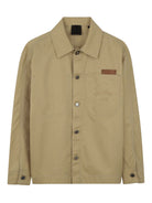 Giacca-camicia per bambino Givenchy Kids beige con taschino sul petto H31084 222 GIVENCHY KIDS 