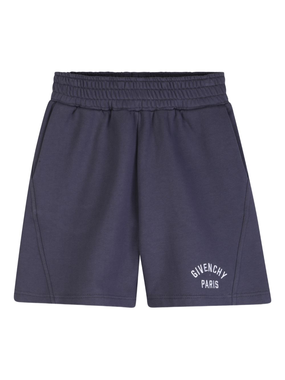 Shorts da bambino Givenchy Kids grigio scuro con cuciture laterali H31100 061 GIVENCHY KIDS 