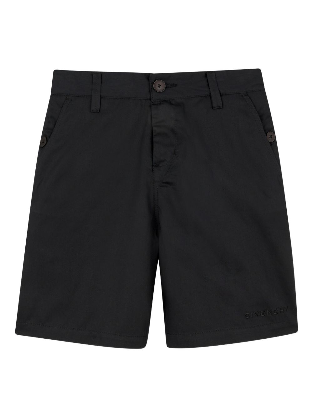 Shorts per bambino Givenchy Kids nero con dettaglio bottoni H31105 09B GIVENCHY KIDS 