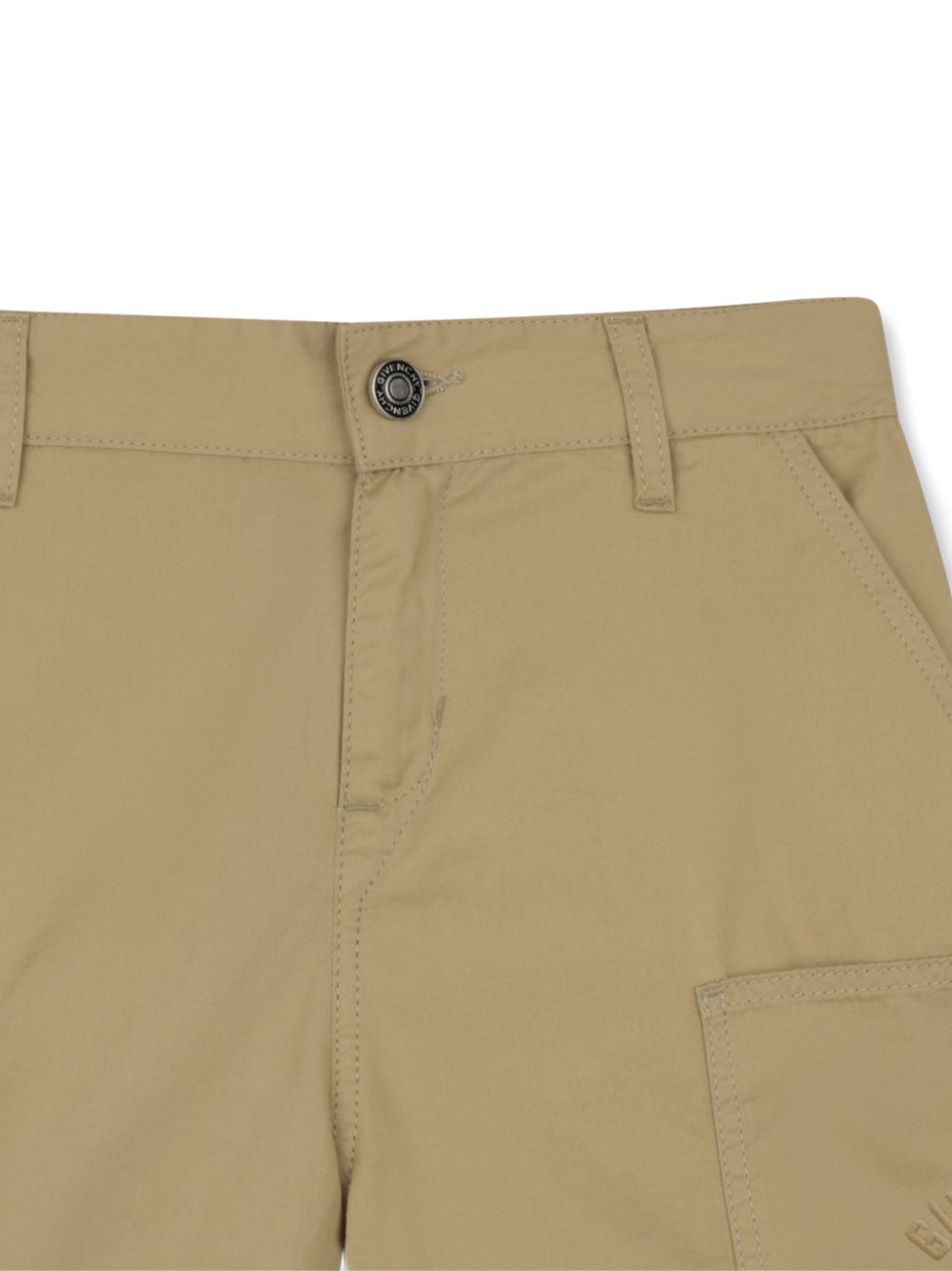 Shorts per bambino Givenchy Kids beige con dettaglio logo H31107 222 GIVENCHY KIDS 