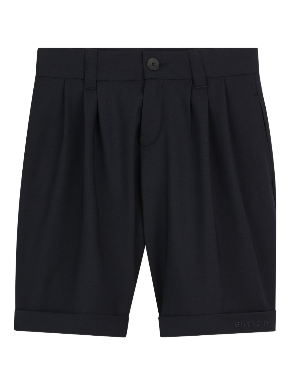 Shorts per bambino Givenchy Kids blu con pieghe H31111 061 GIVENCHY KIDS 