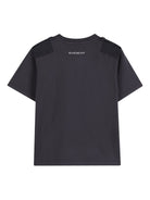 T-shirt per bambino Givenchy Kids blu con applicazioni H31116 061 GIVENCHY KIDS 