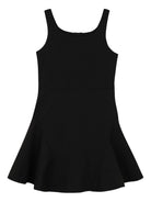 Abito per bambina Givenchy Kids nero con taglio svasato H31158 09B GIVENCHY KIDS 