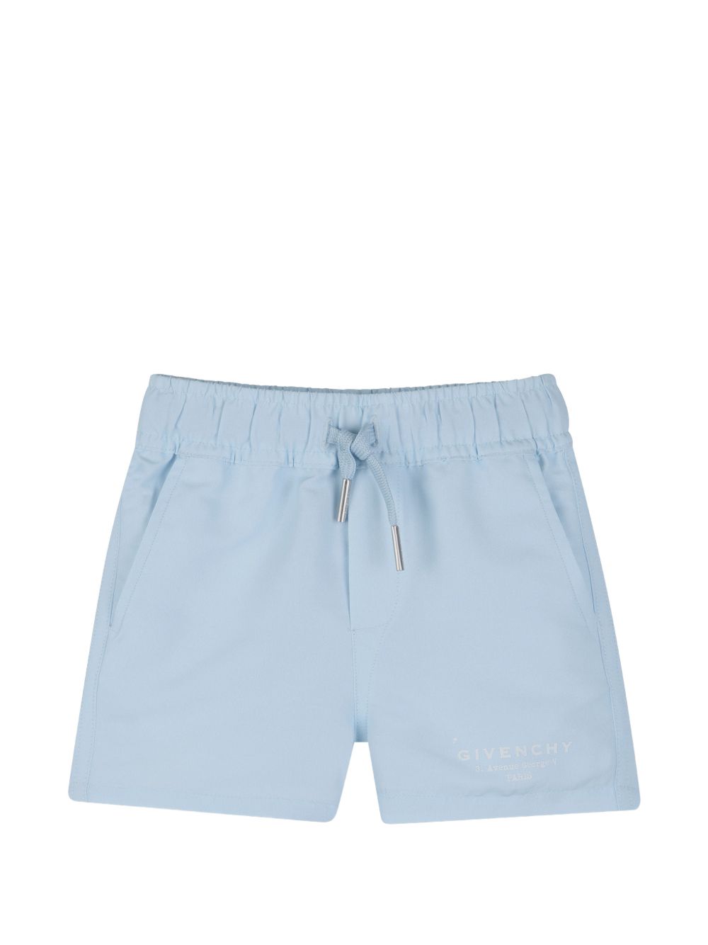Costume da bagno per neonato Givenchy Kids azzurro con coulisse H31190 77L GIVENCHY KIDS 