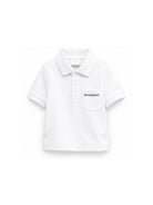 T-shirt per neonato Givenchy Kids bianca con colletto stile polo H31204 10P GIVENCHY KIDS 