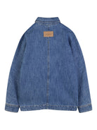 Camicia per bambino Givenchy Kids in denim con taschino e logo H31212 Z25 GIVENCHY KIDS 