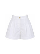 Shorts per bambina Givenchy Kids bianco con pieghe H31221 10P GIVENCHY KIDS 