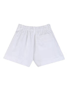 Shorts per bambina Givenchy Kids bianco con pieghe H31221 10P GIVENCHY KIDS 