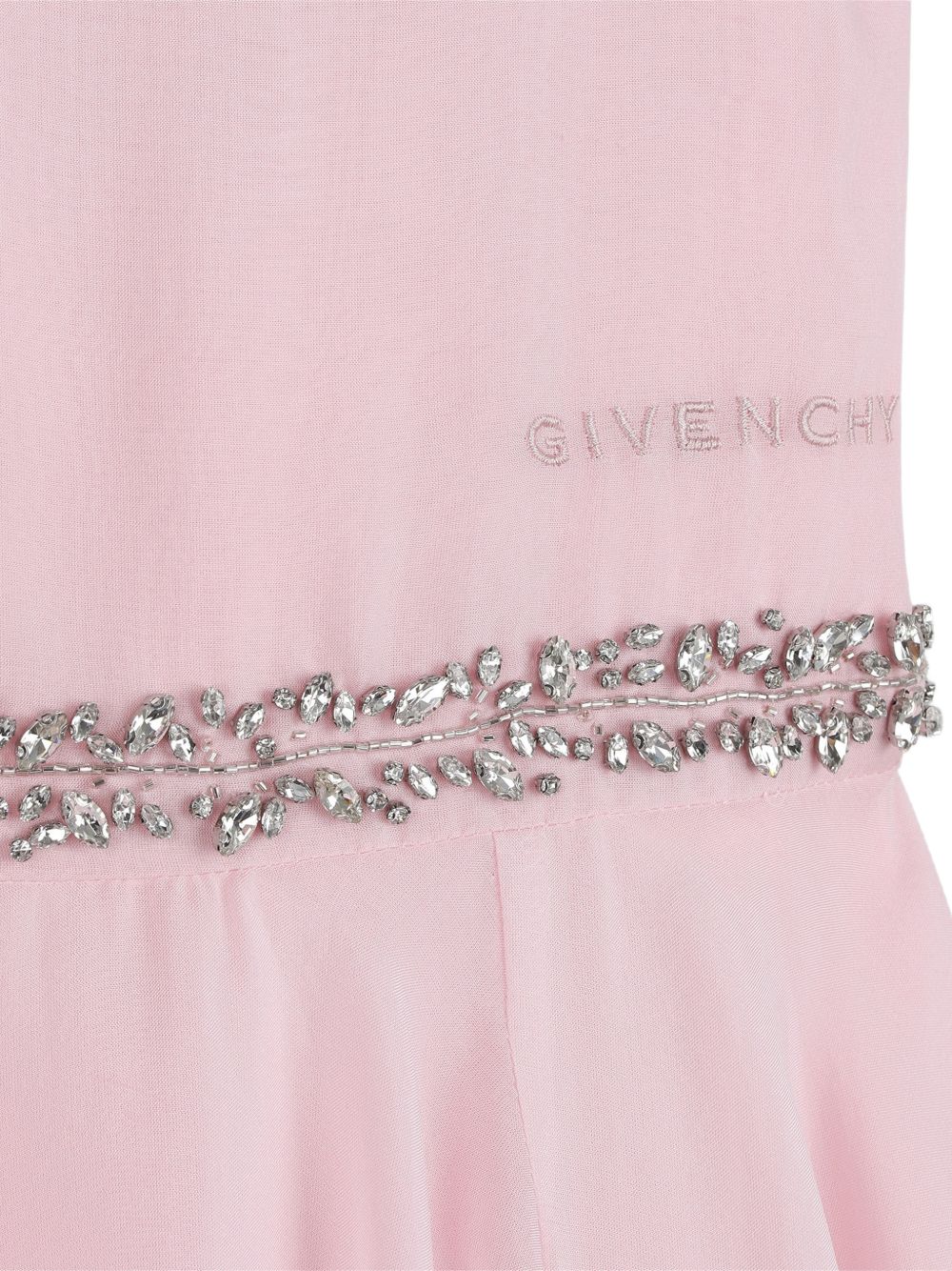 Abito per bambina Givenchy Kids rosa con design asimmetrico H31226 44Z GIVENCHY KIDS 