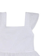 Top per bambina Givenchy Kids bianco con ricamo floreale in pizzo H31232 10P GIVENCHY KIDS 