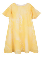 Abito per bambina Givenchy Kids giallo con zip e logo H31256 524 GIVENCHY KIDS 