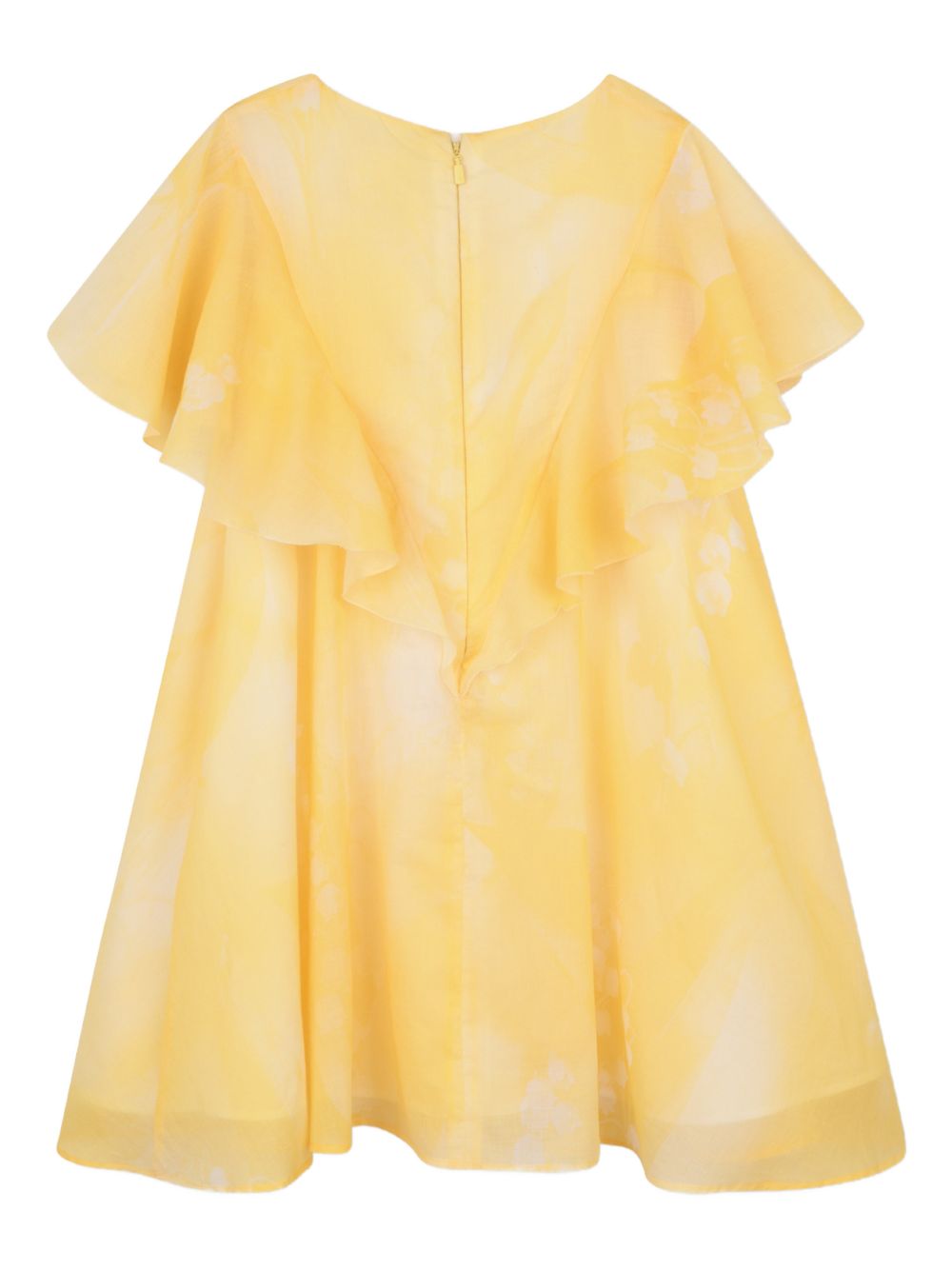 Abito per bambina Givenchy Kids giallo con zip e logo H31256 524 GIVENCHY KIDS 