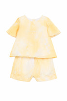 Set due pezzi Givenchy Kids giallo con logo ricamato H31259 524 GIVENCHY KIDS 