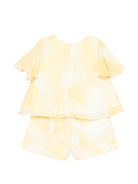 Set due pezzi Givenchy Kids giallo con logo ricamato H31259 524 GIVENCHY KIDS 