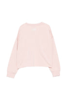 Felpa per bambina Golden Goose Kids rosa con dettaglio stella GKP02629P002488 25523 GOLDEN GOOSE KIDS 