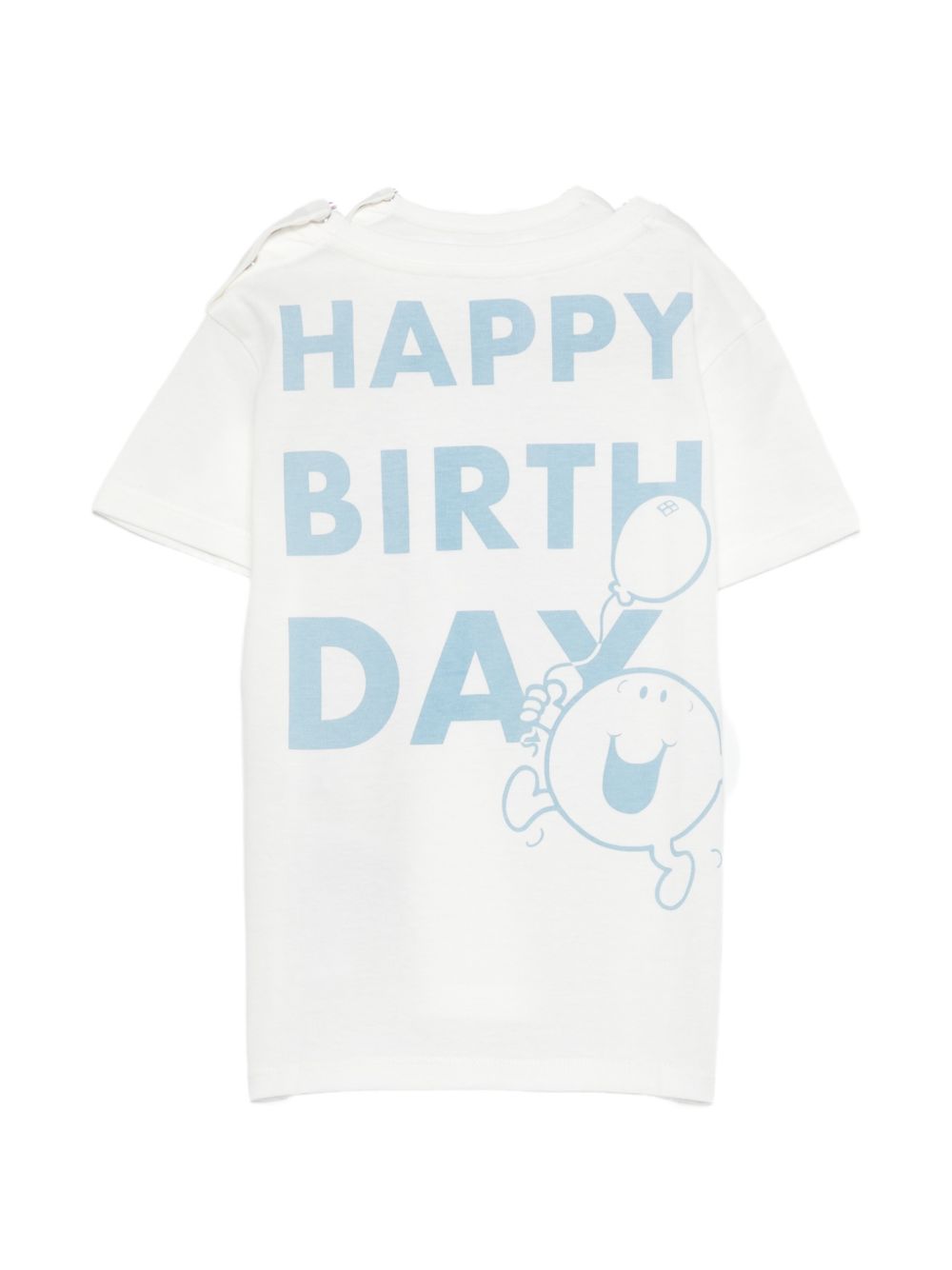 T-shirt per neonata Gucci Kids bianca con motivo Happy Birthday 834576XJHPI 9214 GUCCI KIDS 