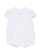 Tutina per neonati Il Gufo bianca con colletto a balze P26GPQ0005L0002 010 IL GUFO KIDS 