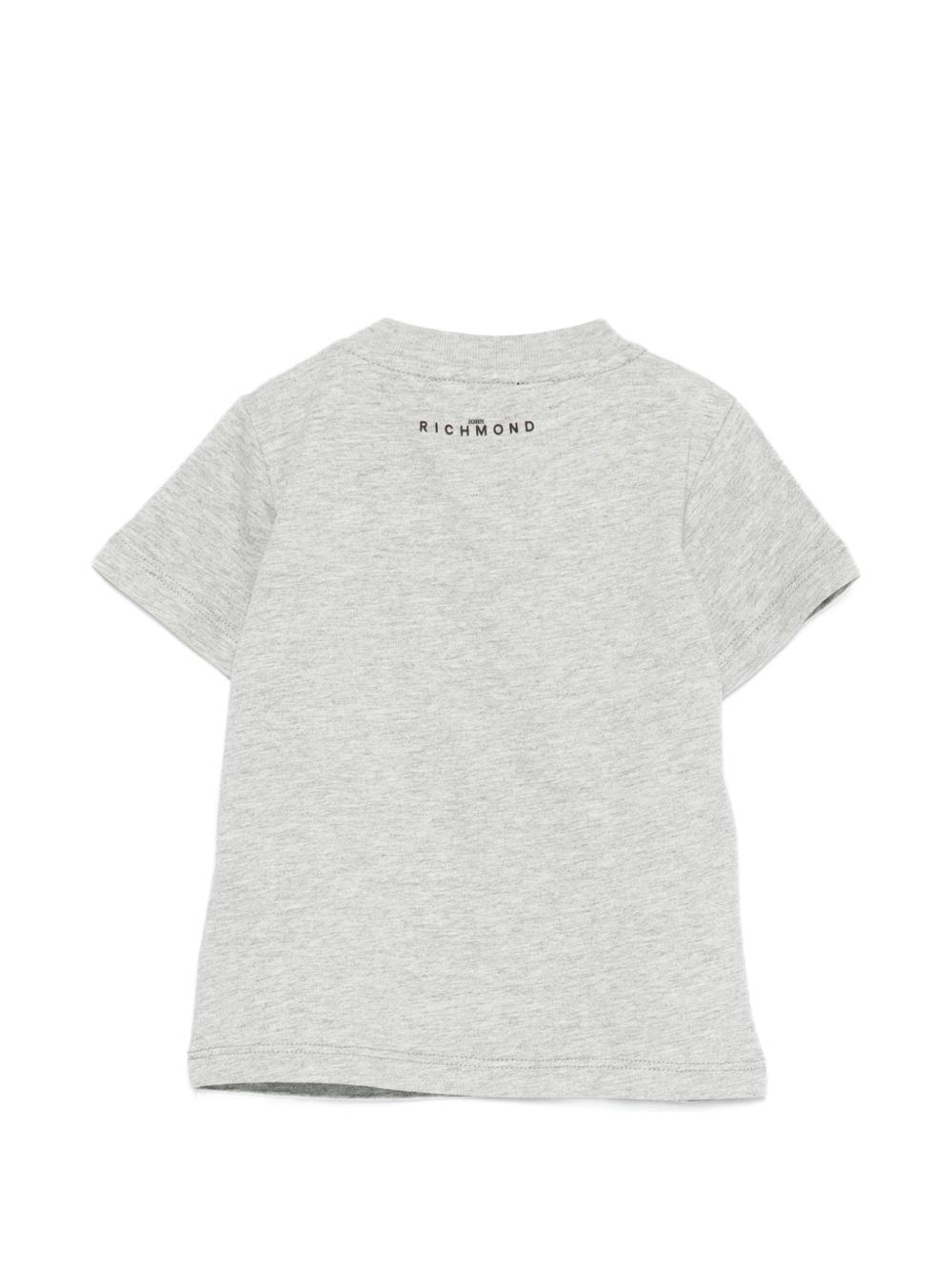 T-shirt per neonato John Richmond Junior grigio con stampa grafica RIP26067TS GREY MELANGE JOHN RICHMOND KIDS 