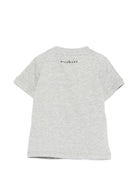 T-shirt per neonato John Richmond Junior grigio con stampa grafica RIP26067TS GREY MELANGE JOHN RICHMOND KIDS 
